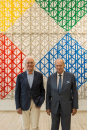 Luciano Benetton, Founder Imago Mundi and Prince Amyn Aga Khan, Chair of the Aga Khan Musem, The Aga ... [+]Marco Pavan